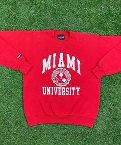 Vintage 90s Miami University Sweatshirt, T shirt, Hoodie