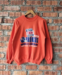 Vintage 90s NFL Denver Broncos Football Unisex Sweatshirt Hoodie Shirt
