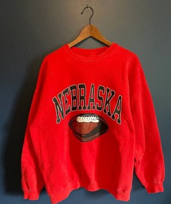 Vintage 90s Nebraska Cornhuskers University Crewneck Sweatshirt, T shirt, Hoodie