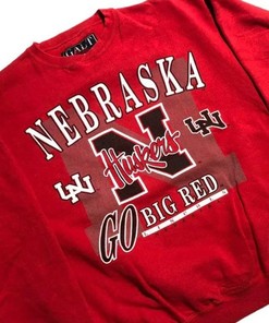 Vintage 90's Nebraska Huskers Sweatshirt, 90s Shirt, Gift For Her, Gift For Him
