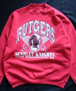 Vintage 90s Rutgers Scarlet Knights Sweatshirt, Unisex Shirt, Hoodie
