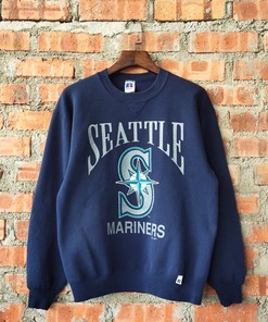 Vintage 90s Seattle Mariners Baseball Unisex Sweatshirt Hoodie Shirt
