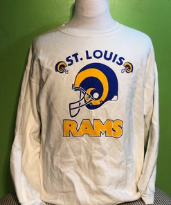 Vintage 90s St. Louis Rams NFL Football 1990s Crewneck Unisex Sweatshirt Hoodie Shirt