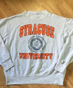 Vintage 90s Syracuse Orange University Sweatshirt, T shirt, Hoodie