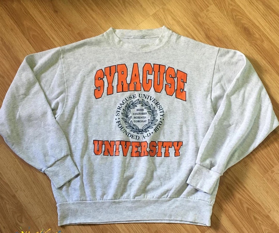 Vintage 90s Syracuse Orange University Sweatshirt, T shirt, Hoodie