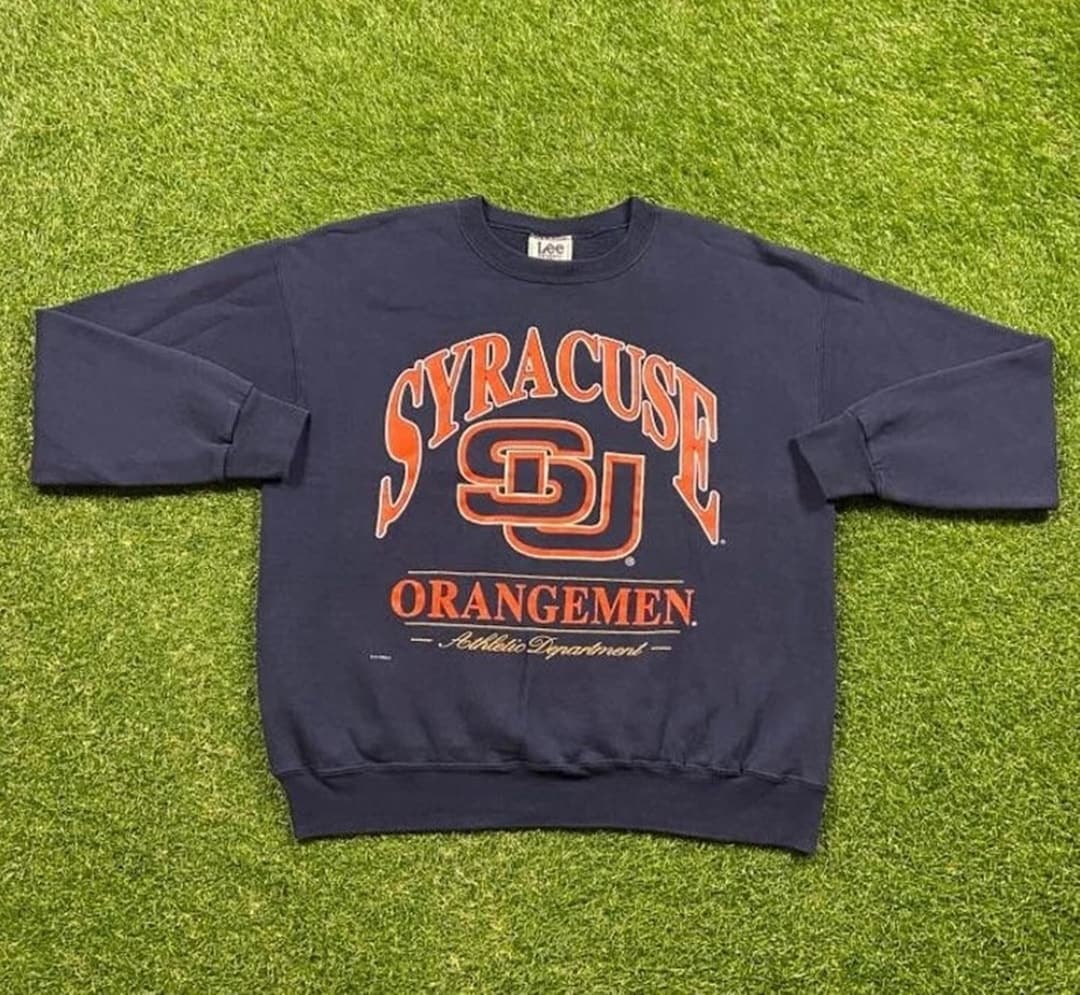 Vintage 90s Syracuse University Crewneck Sweatshirt, T shirt, Hoodie