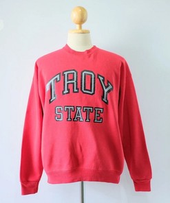 Vintage 90s Troy University Trojans Sweatshirt, Shirt, T-shirt, Hoodie