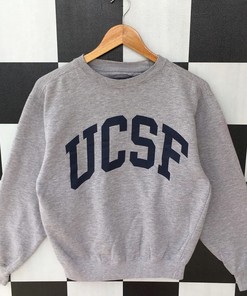 Vintage 90s University Of California San Francisco Sweatshirt, Ucsf Pullover Shirt