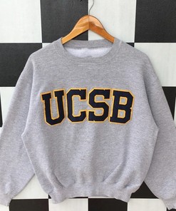 Vintage 90s University Of California Santa Barbara Sweatshirt, Shirt, T-shirt, Hoodie