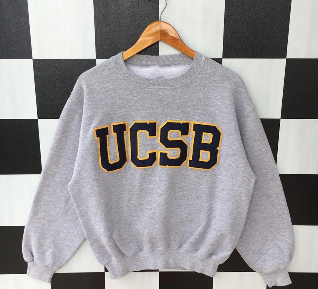 Vintage 90s University Of California Santa Barbara Sweatshirt, Shirt, T-shirt, Hoodie