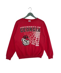 Vintage 90s University Of Georgia Bulldog Unisex Sweatshirt Hoodie Shirt