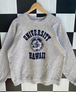 Vintage 90s University Of Hawaii Sweatshirt Jumper University Of Hawaii Crewneck, Shirt, Hoodie