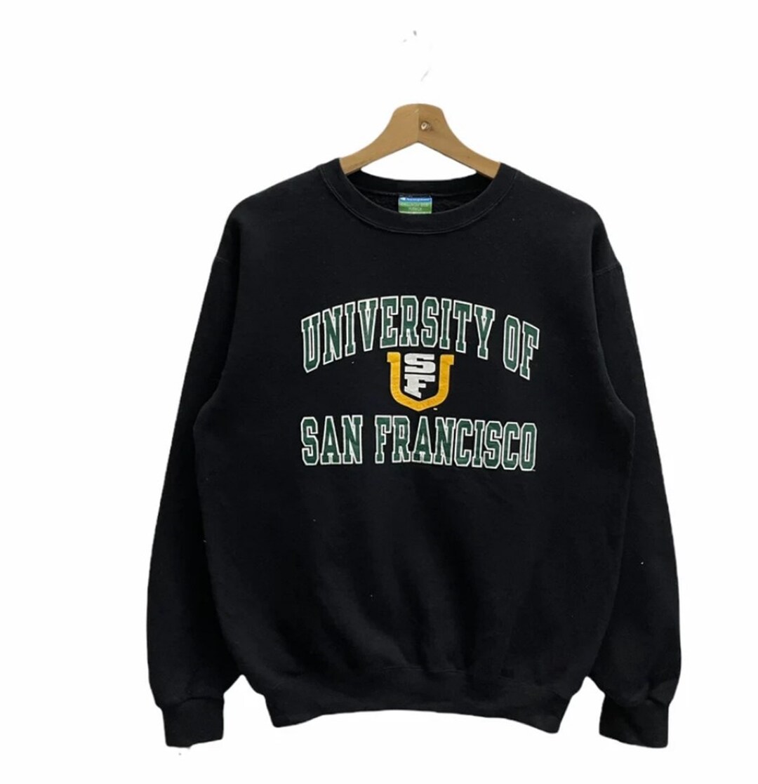Vintage 90s University Of San Francisco Sweatshirt University College Sweater, T shirt, Hoodie
