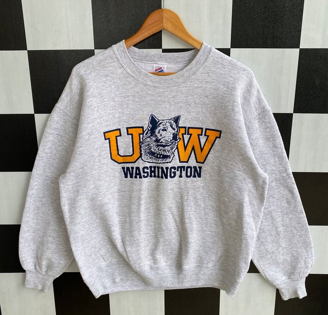 Vintage 90s University Of Washington Huskies Sweatshirt, Vintage Sweatshirt