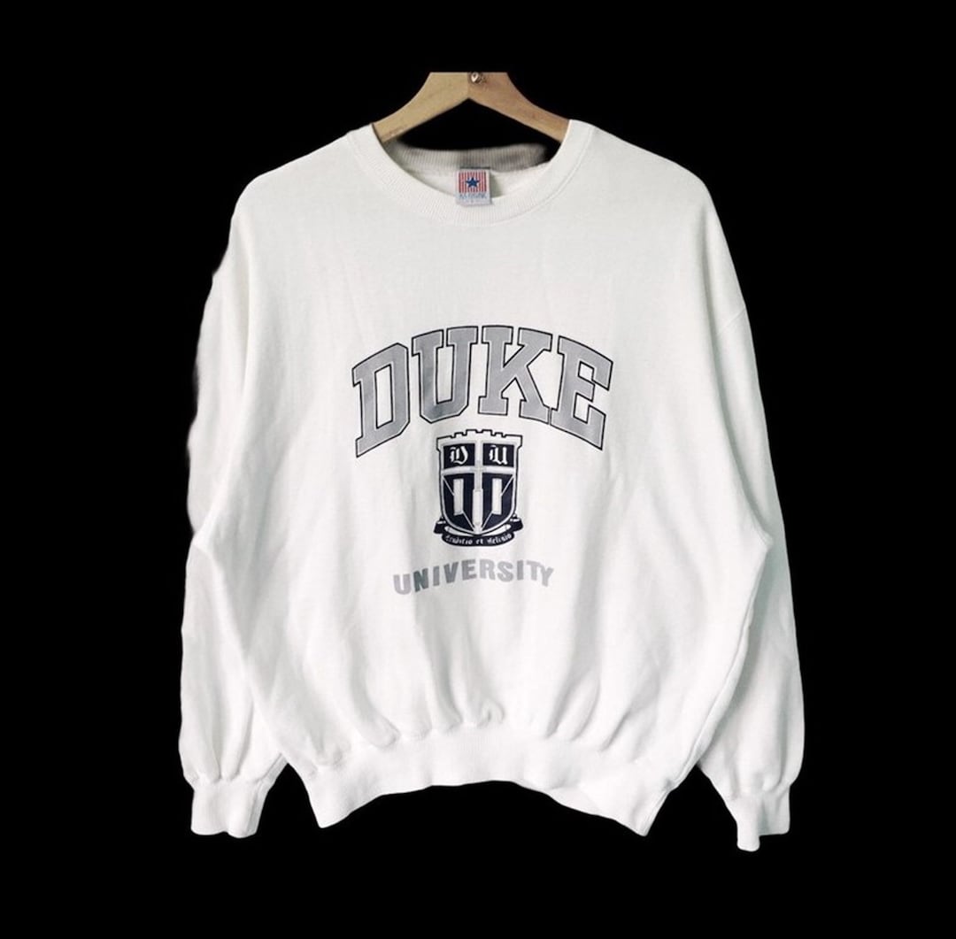 Vintage 90s University of Duke Crewneck Sweater, University of Duke Sweatshirt, Shirt, Vintage Sweatshirt