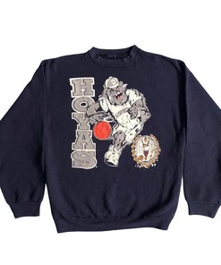 Vintage 90s University of Georgetown Hoyas Sweatshirt, Bulldog Georgetown Hoyas Crewneck Sweater, T shirt, Hoodie