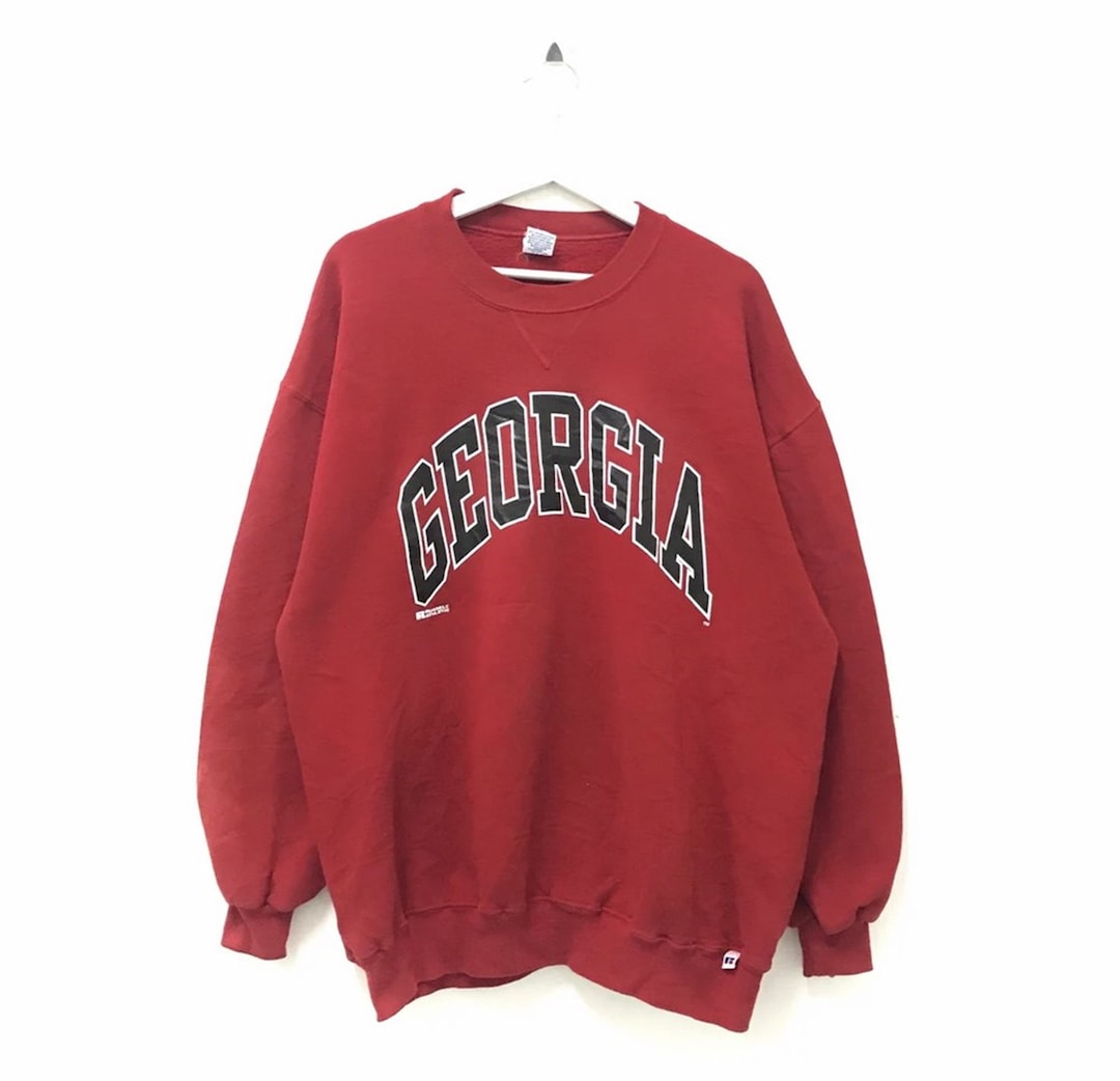Vintage 90s University of Georgia Crewneck Spellout Georgia Sweatshirt, Vintage 90s Sweatshirt, Shirt, Hoodie