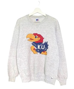 Vintage 90s University of Kansas Crewneck University Kansas Sweatshirt, Gift For Her, Gift For Him