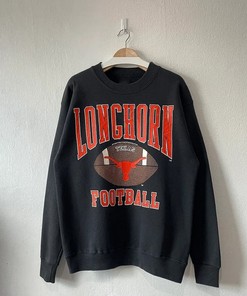 Vintage 90s University of Texas Longhorn NCAA Football Crewneck Sweatshirt, Gift For Her, Gift For Him
