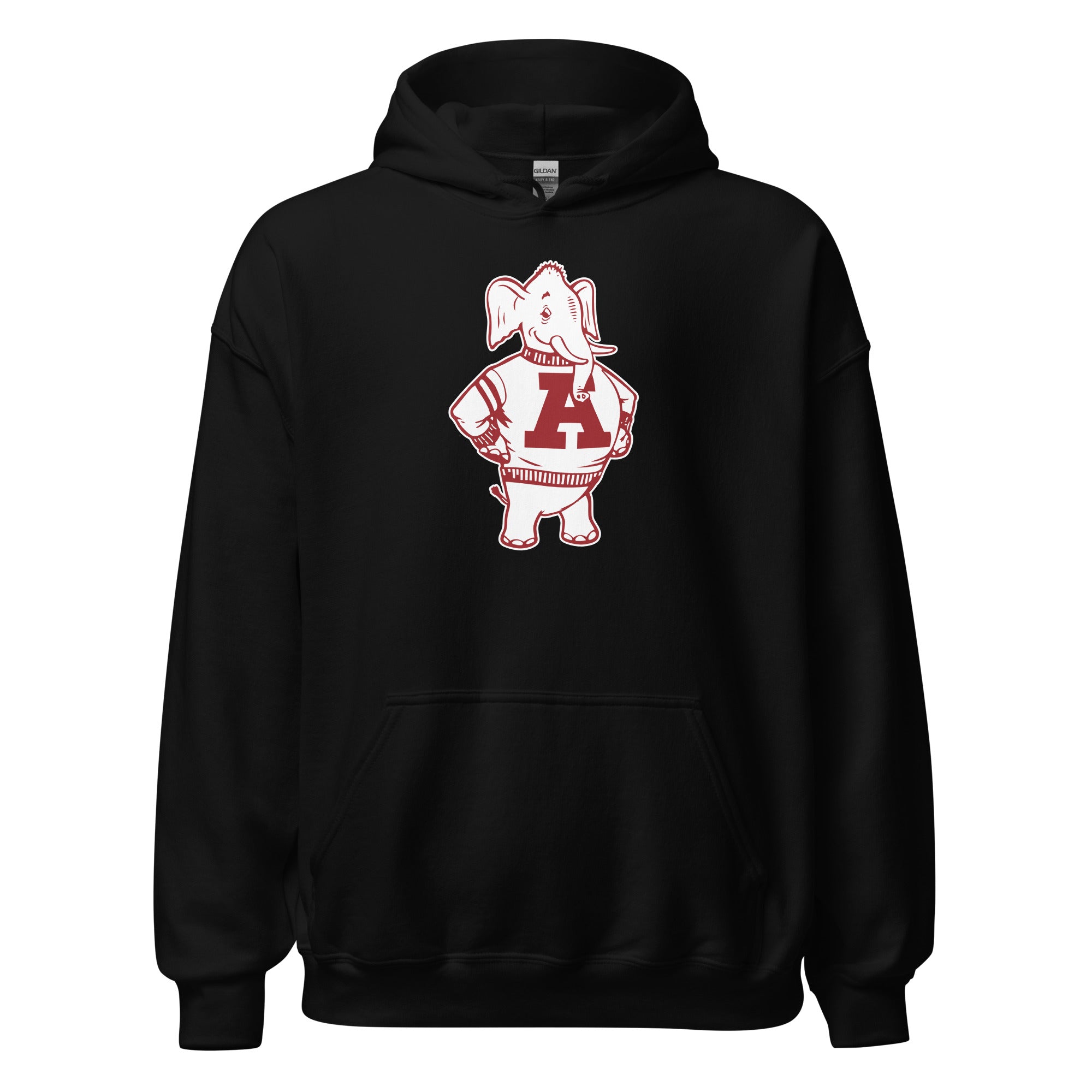 Vintage Alabama Hoodie Sweatshirt Sport Shirt - 1960's Welcome Big Al Art - Image 2