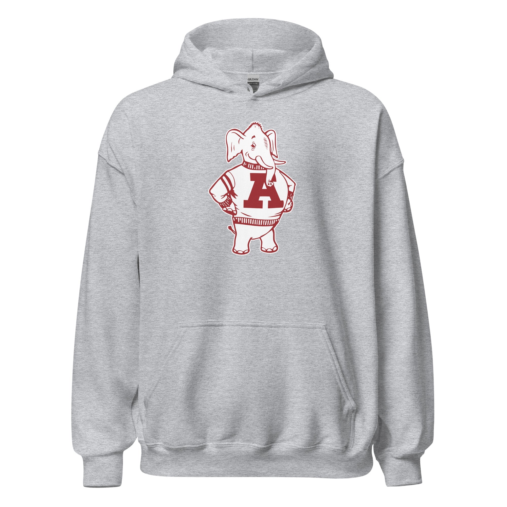 Vintage Alabama Hoodie Sweatshirt Sport Shirt - 1960's Welcome Big Al Art - Image 4