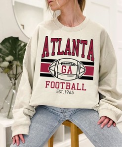 Vintage Atlanta Football Sweatshirt, Retro Atlanta Football Shirt for NFL Fans