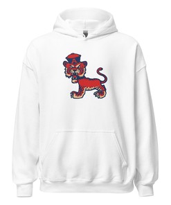 Vintage Auburn Hoodie Sweatshirt Sport Shirt - 1950's Sailor Tiger on the Prowl Art