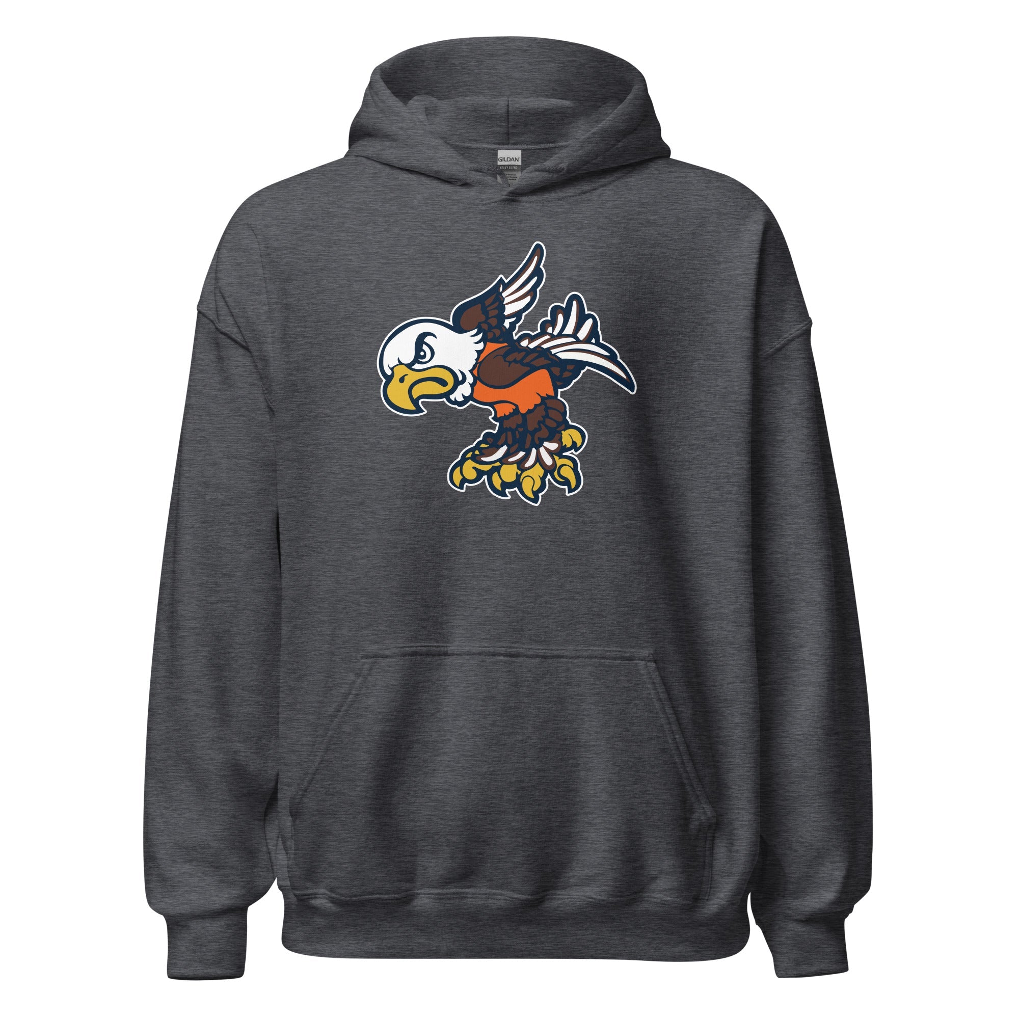 Vintage Auburn Hoodie Sweatshirt Sport Shirt - 1970's War Eagle Art - Image 3