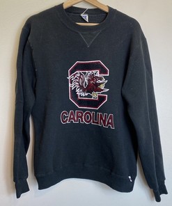 Vintage Carolina Gamecocks Ncaa Sweatshirt Carolina Logo Printed Crewneck, University Of Carolina Shirt, Sweatshirt
