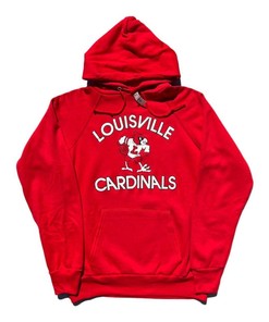 Vintage Champion Louisville Cardinals Hoodie University Football Hoodie Sweatshirt