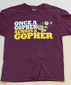 Vintage Champion Minnesota Gophers Shirt, Football Fan Shirt
