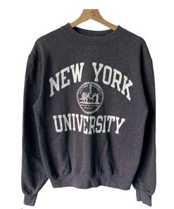 Vintage Champion New York University Sweatshirt, New York University Crewneck Pullover New York University
