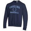 Vintage Champion North Carolina Tar Heels Baseball Icon Crewneck Pullover Sweatshirt, College Student Unisex Tee