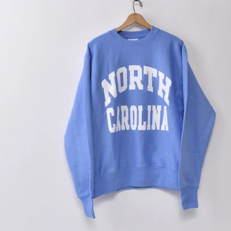 Vintage Champion University Of North Carolina Sweatshirt, University Of North Carolina, Unc Sweatshirt