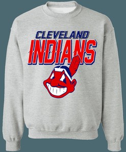 Vintage Cleveland Guardians Chief Wahoo Crewneck Sweatshirt Hoodie Shirt Gifts for MLB Fans