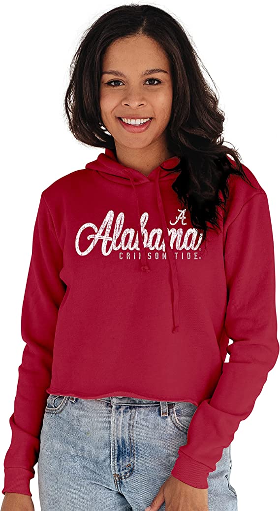 Vintage Crop Hoodie, Alabama Sweatshirt Gifts For Alabama Fans, Ncaa Alabama Shirts - Image 2