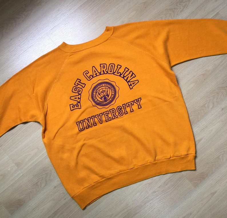 Vintage East Carolina University Crewneck Sweatshirt, Vintage 90s Sweatshirt, T shirt, Hoodie - Image 2