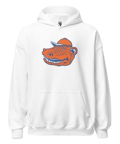 Vintage Florida Mascot Hoodie Sweatshirt Sport Shirt - 1950's Happy Gator Art