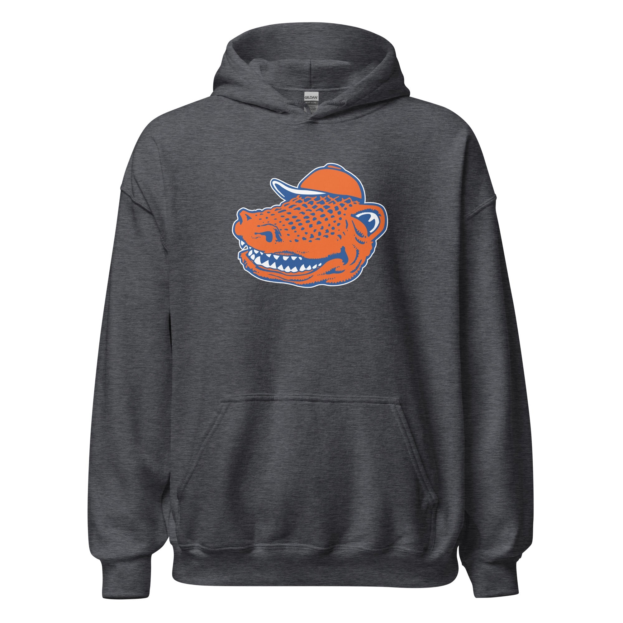 Vintage Florida Mascot Hoodie Sweatshirt Sport Shirt - 1950's Happy Gator Art - Image 3