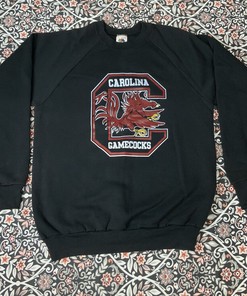Vintage Fruit Of The Loom Sweatshirt South Carolina Gamecocks 90S Crewneck, Hoodie, Shirt Reprint