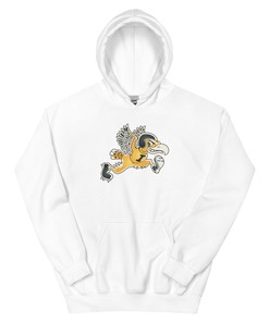 Vintage Iowa Hoodie Sweatshirt Sport Shirt - 1948 Hawkey Art