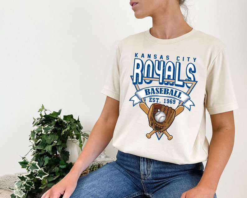 Vintage Kansas City Baseball Shirt, Kansas City MLB Shirt, Baseball Fan Gift,Kansas City Fan Shirt - Image 4