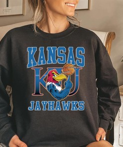 Vintage Kansas Jayhawks Ku Crewneck Sweatshirt Sportswear Hoodie Shirt, Gift For Him, Gift For Her