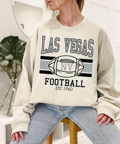 Vintage Las Vegas Football Sweatshirt, Retro Las Vegas Football Shirt for NFL Fans