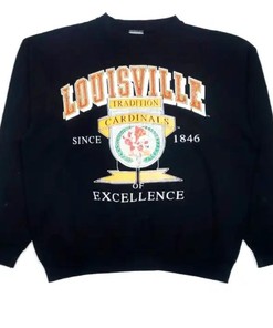 Vintage Logo 7 Louisville Cardinals Tradition Sweatshirt Uofl Sweatshirt,  Louisville Sweatshirt