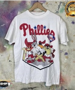 Vintage Looney Tunes Philadelphia Phillies T-shirt, Philadelphia Phillies Sweatshirt, World Series Shirt