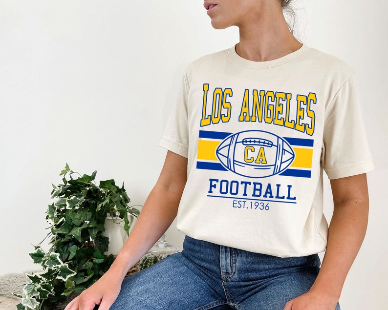 Vintage Los Angeles Football Sweatshirt, Retro Los Angeles Football Shirt for NFL Fans - Image 4