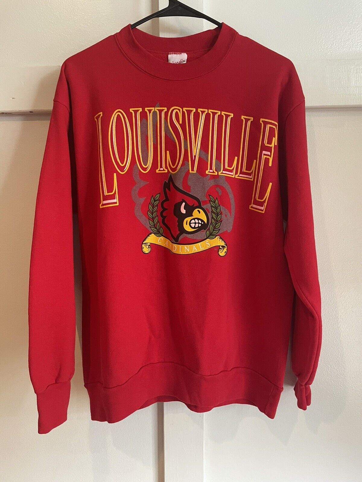 Vintage Louisville Cardinals Girardin Crewneck Sweater Reprinted, Louisville Sweatshirt Gifts Fans