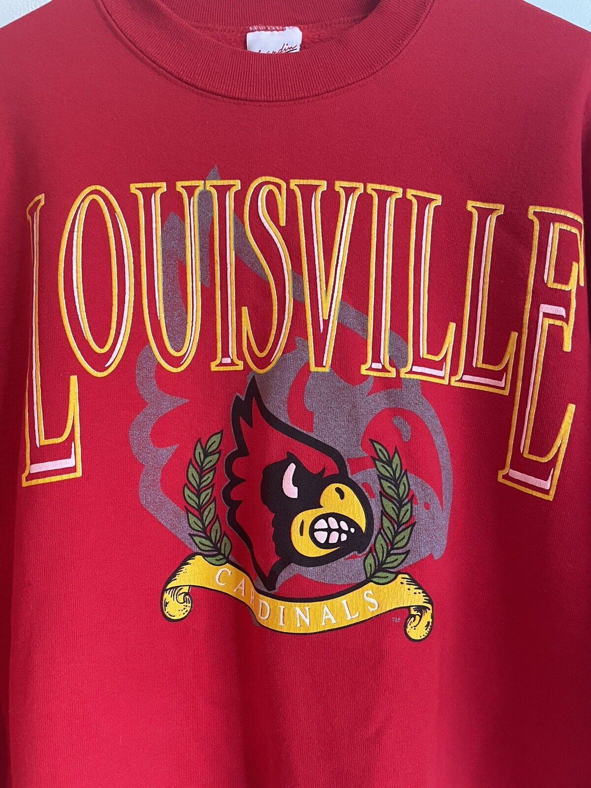 Vintage Louisville Cardinals Girardin Crewneck Sweater Reprinted, Louisville Sweatshirt Gifts Fans - Image 2