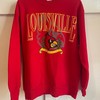 Vintage Louisville Cardinals Girardin Crewneck Sweater Uofl Sweatshirt,  Louisville Sweatshirt